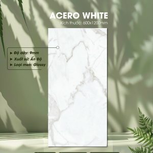 Gạch Ốp Lát Ấn Độ 60x120 Mã Acero White