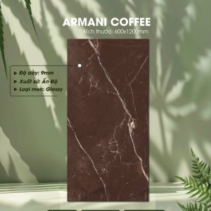 Gạch Ốp Lát Ấn Độ 60x120 Mã Armani Coffee