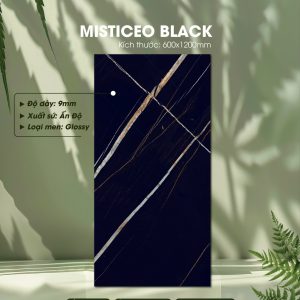 Gạch Ốp Lát Ấn Độ 60x120 Mã Misticeo Black